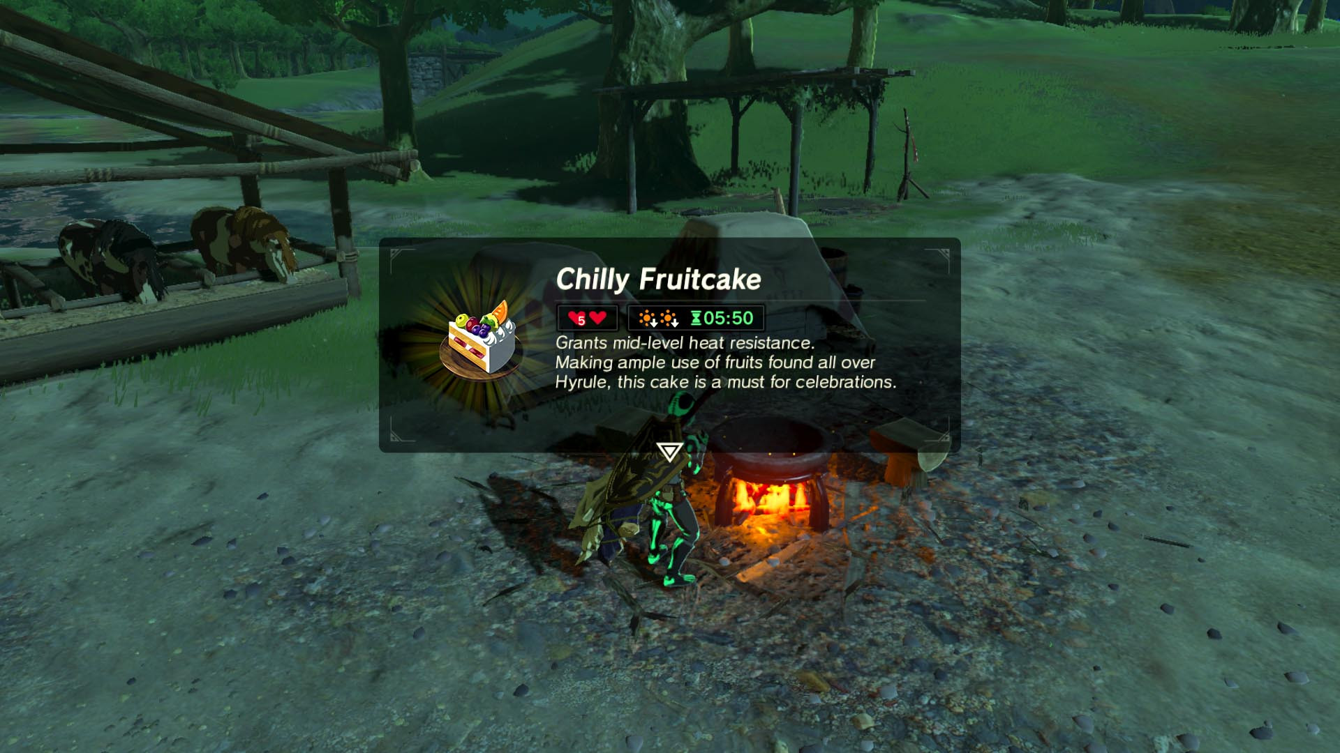 Breath Of The Wild Fruitcake
 Zelda Breath of the Wild guide A Royal Recipe side quest