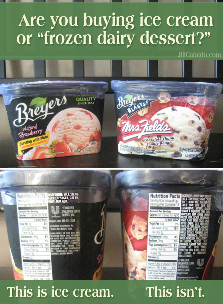 Breyers Frozen Dairy Dessert
 When ice cream isn t ice cream anymore Shrink the package