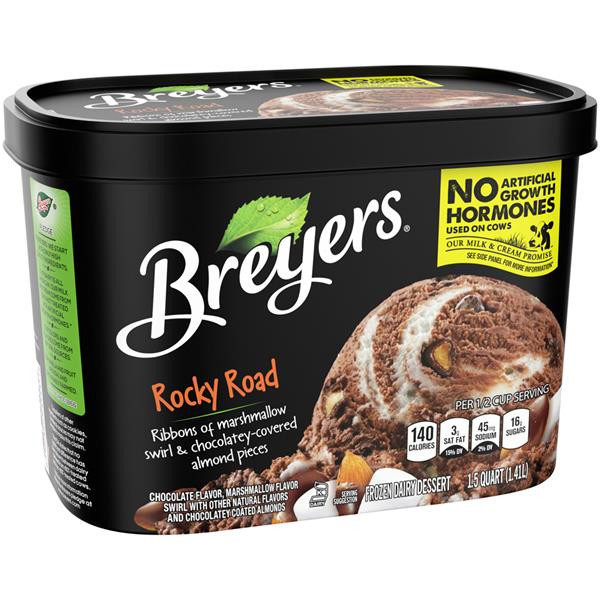 Breyers Frozen Dairy Dessert
 Breyers Rocky Road Frozen Dairy Dessert