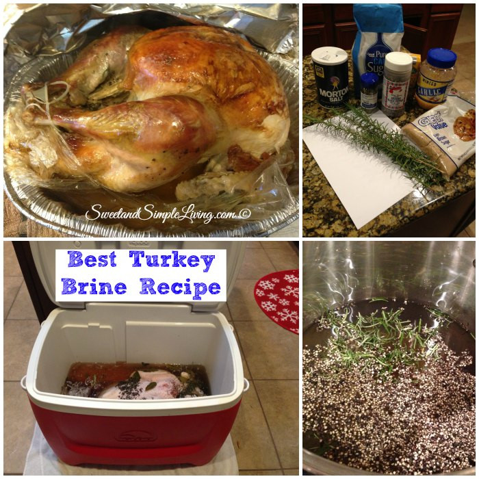 Brine Recipe For Turkey
 Best Turkey Brine Recipe Sweet and Simple Living