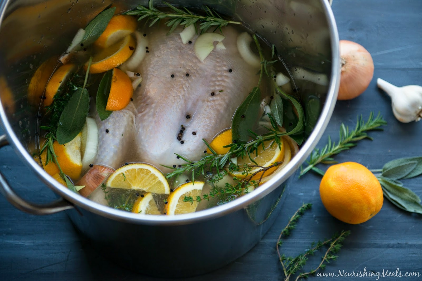 Brine Recipe For Turkey
 Nourishing Meals Apple Cider & Herb Brined Turkey for