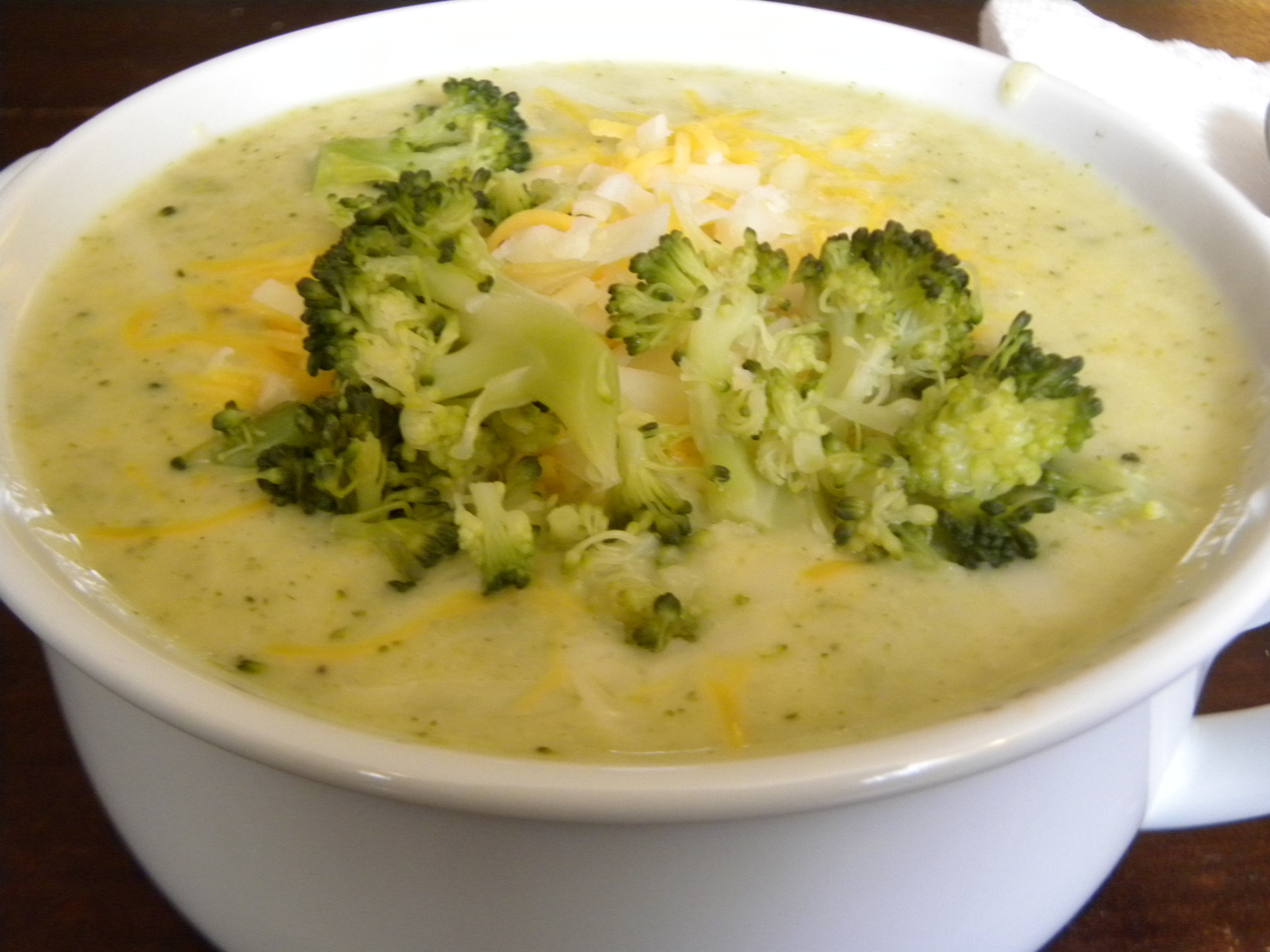Broccoli And Cheddar Soup
 Broccoli Cheddar Soup