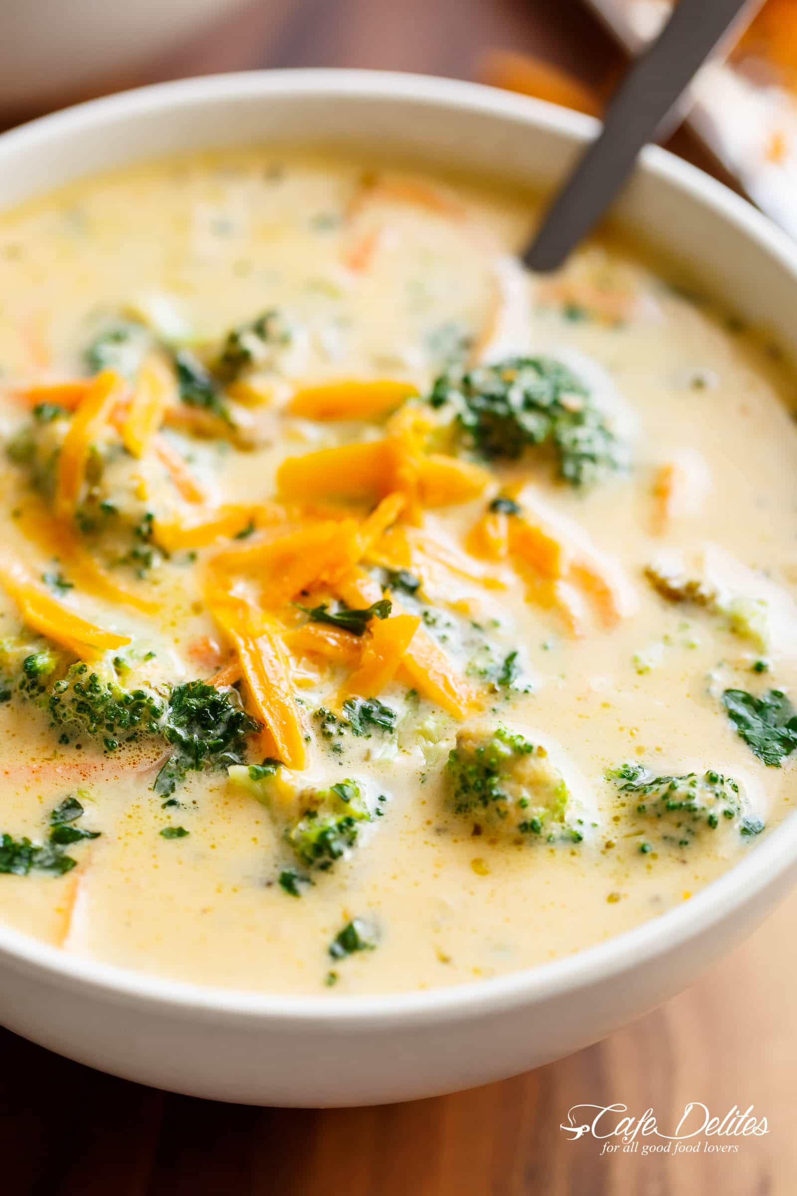 Broccoli And Cheddar Soup
 Easy Broccoli Cheese Soup Cafe Delites