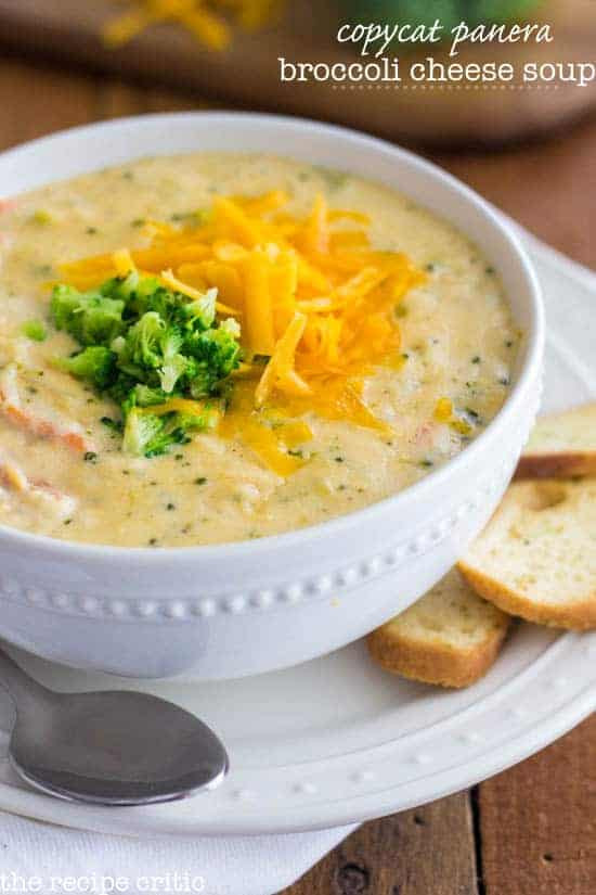 Broccoli And Cheddar Soup
 Copycat Panera Broccoli Cheese Soup