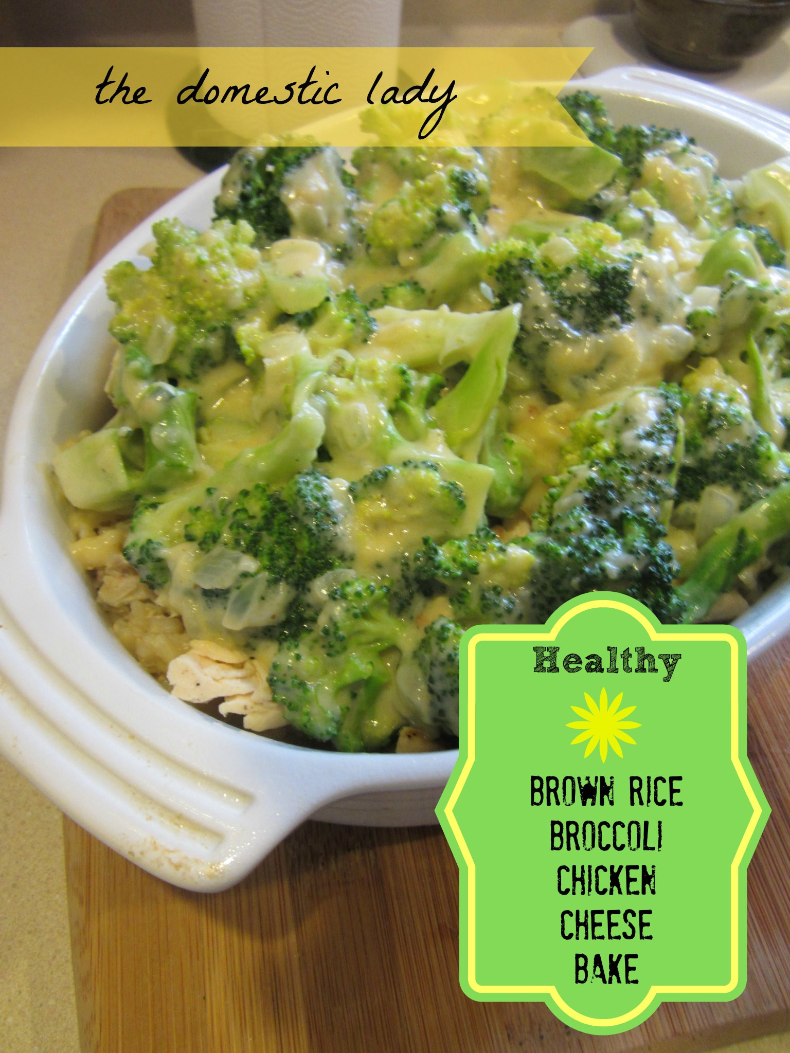 Broccoli And Rice
 Recipe Review Healthy Brown Rice Broccoli Chicken Cheese