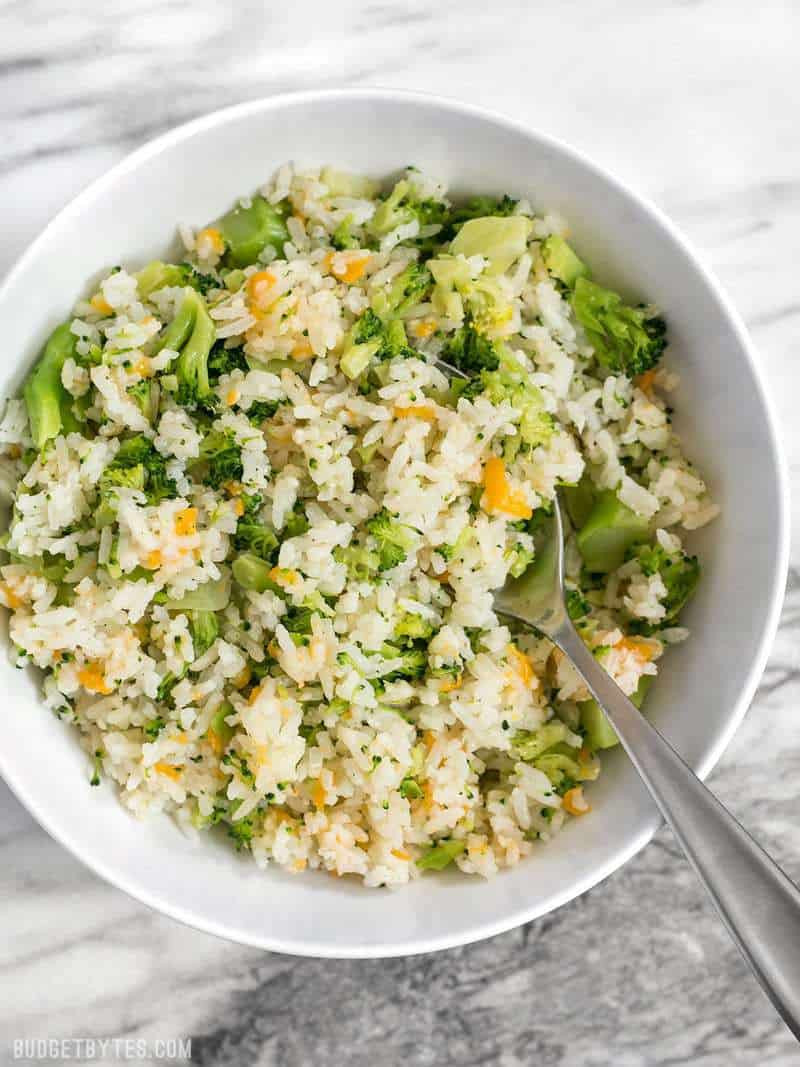 Broccoli Cheese Rice
 Easy Cheesy Broccoli Rice Bud Bytes