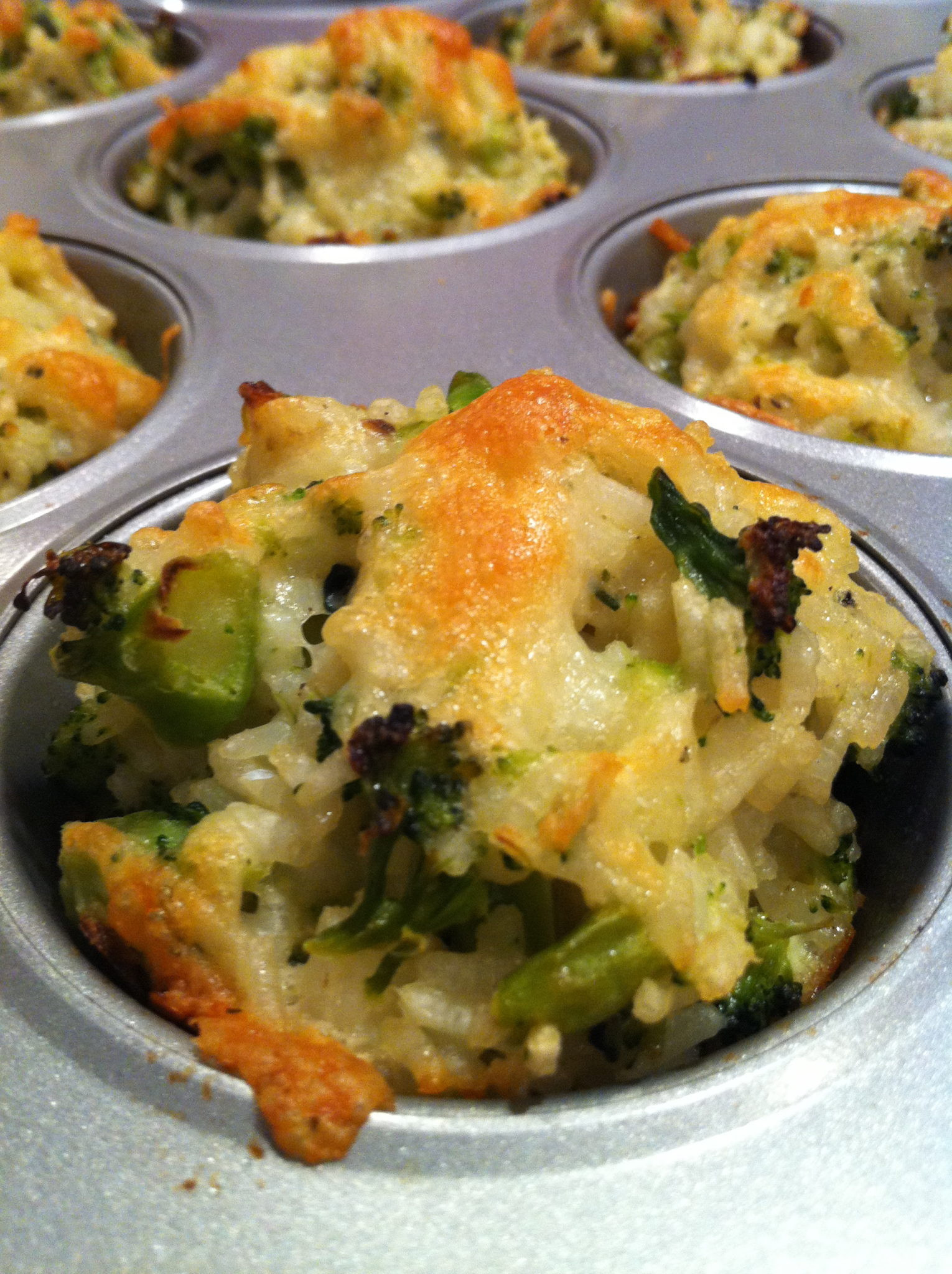 Broccoli Cheese Rice
 Baked Cheddar Broccoli Rice Cups – The Fountain Avenue Kitchen