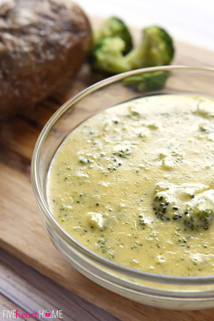 Broccoli Cheese Sauce
 All Natural Broccoli Cheese Sauce for Baked Potatoes