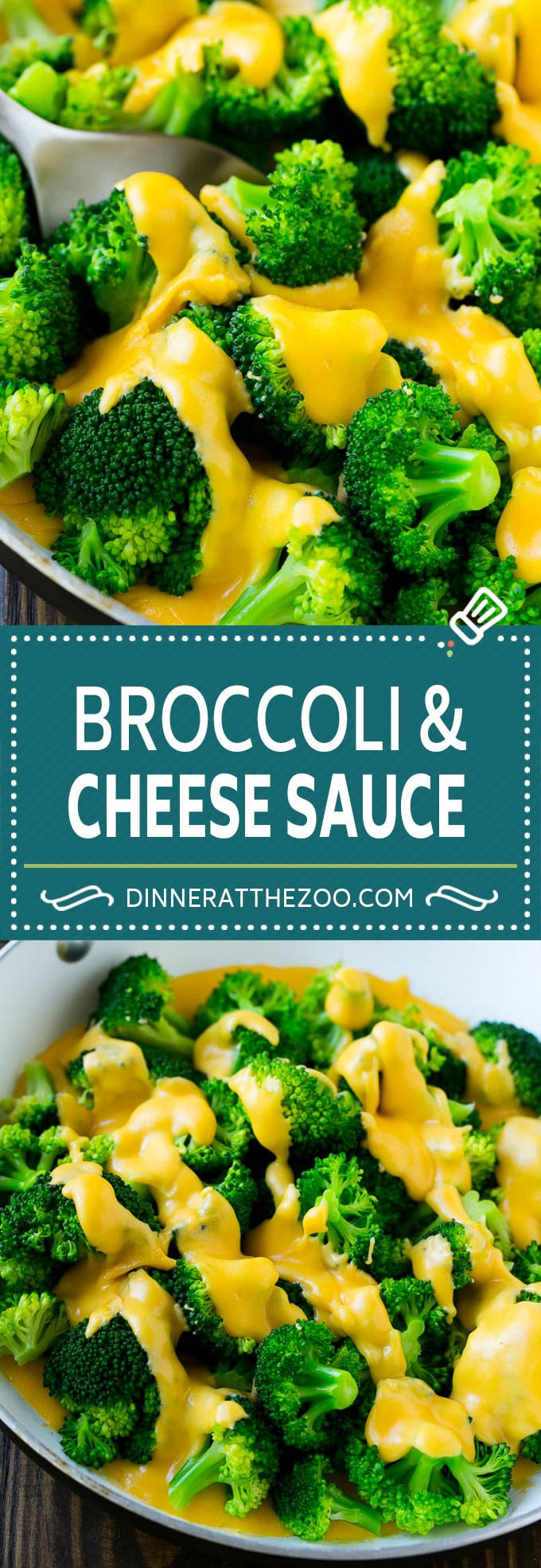 Broccoli Cheese Sauce
 Broccoli with Cheese Sauce Dinner at the Zoo