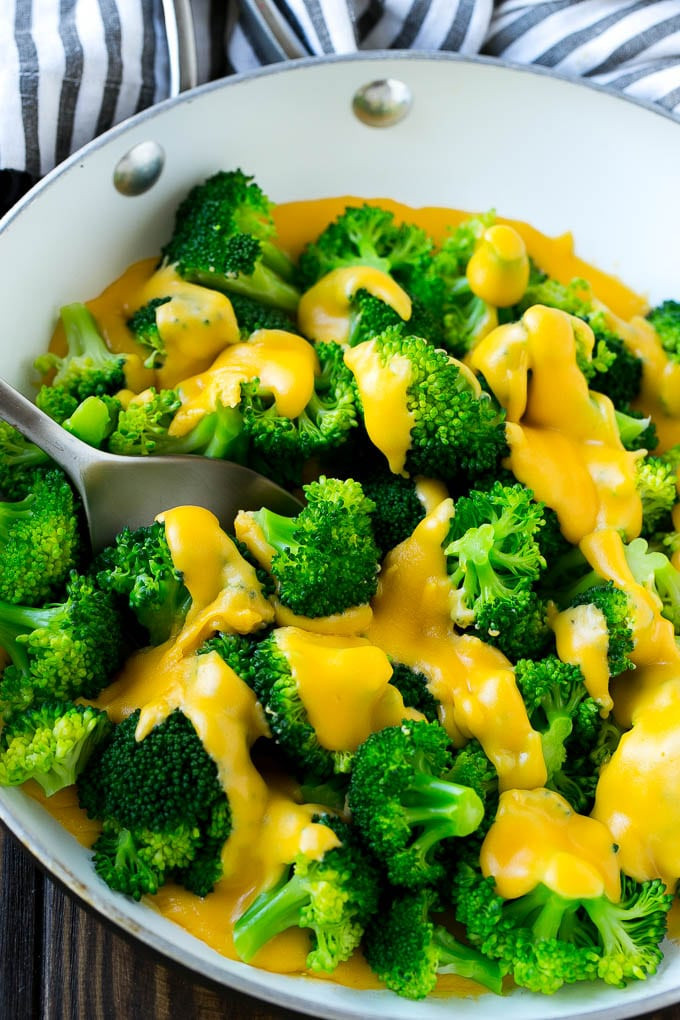 Broccoli Cheese Sauce
 Broccoli with Cheese Sauce Dinner at the Zoo
