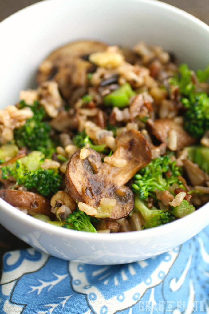Broccoli Main Dish Recipes
 Wild Rice Mushroom & Broccoli Skillet Side