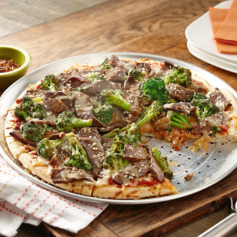 Broccoli Main Dish Recipes
 Beef & Broccoli Pizza