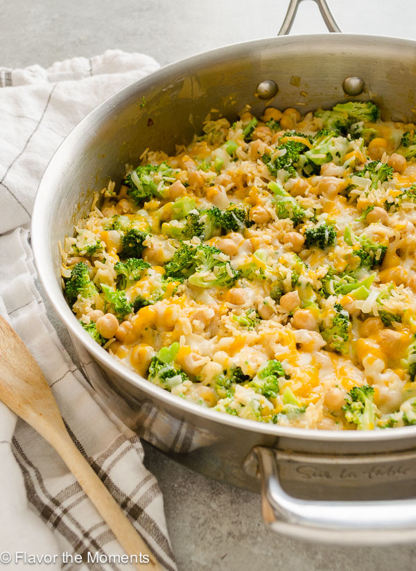 Broccoli Main Dish Recipes
 e Pot Cheesy Broccoli Chickpea Rice Casserole Flavor