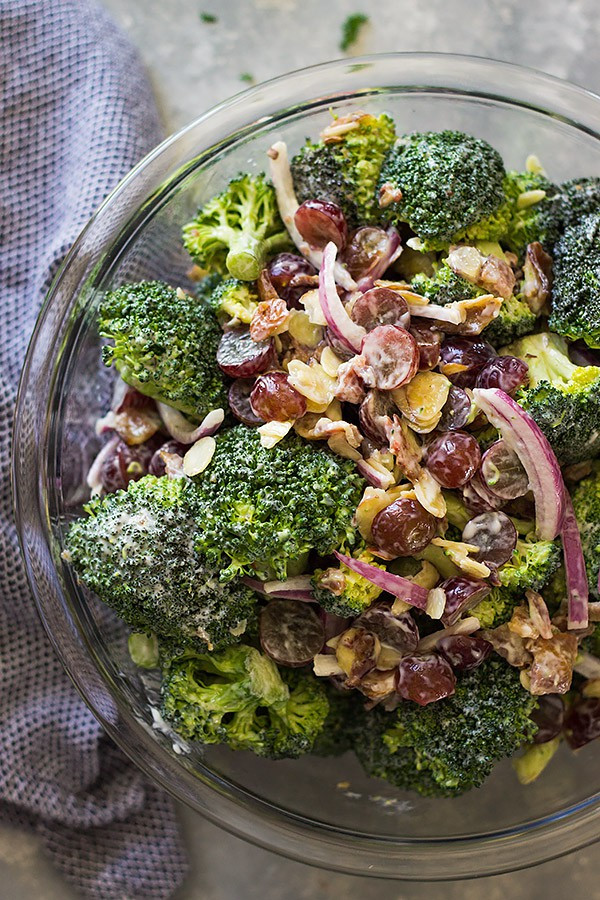 Broccoli Salad With Grapes
 Broccoli Bacon and Grape Salad
