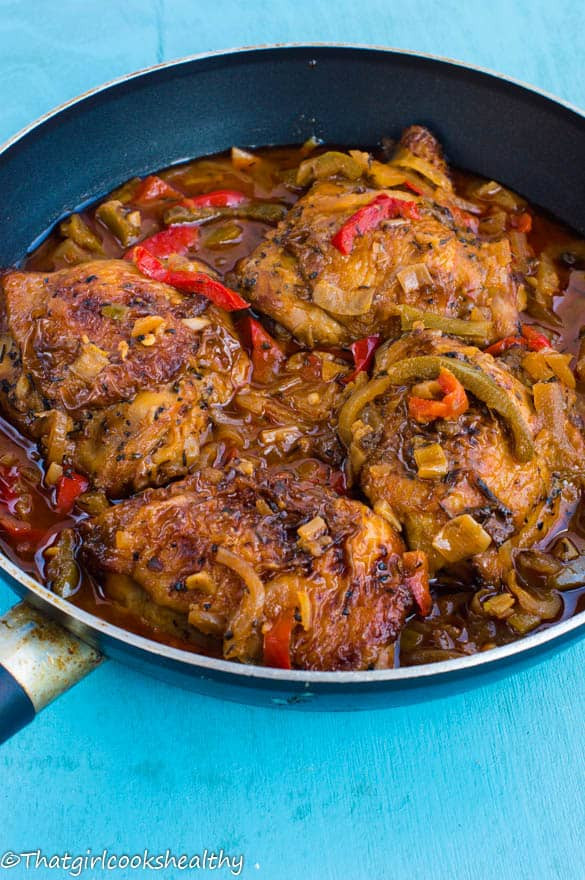 Brown Stew Chicken Recipe
 Authentic Jamaican brown stew chicken That Girl Cooks