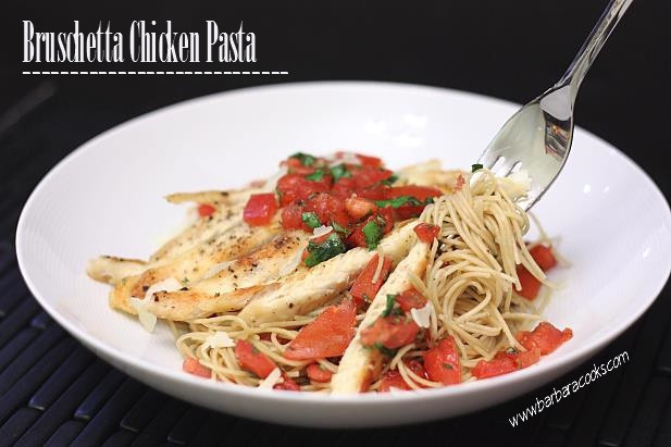 Bruschetta Chicken Pasta
 Friday Favorites Bruschetta Chicken Pasta