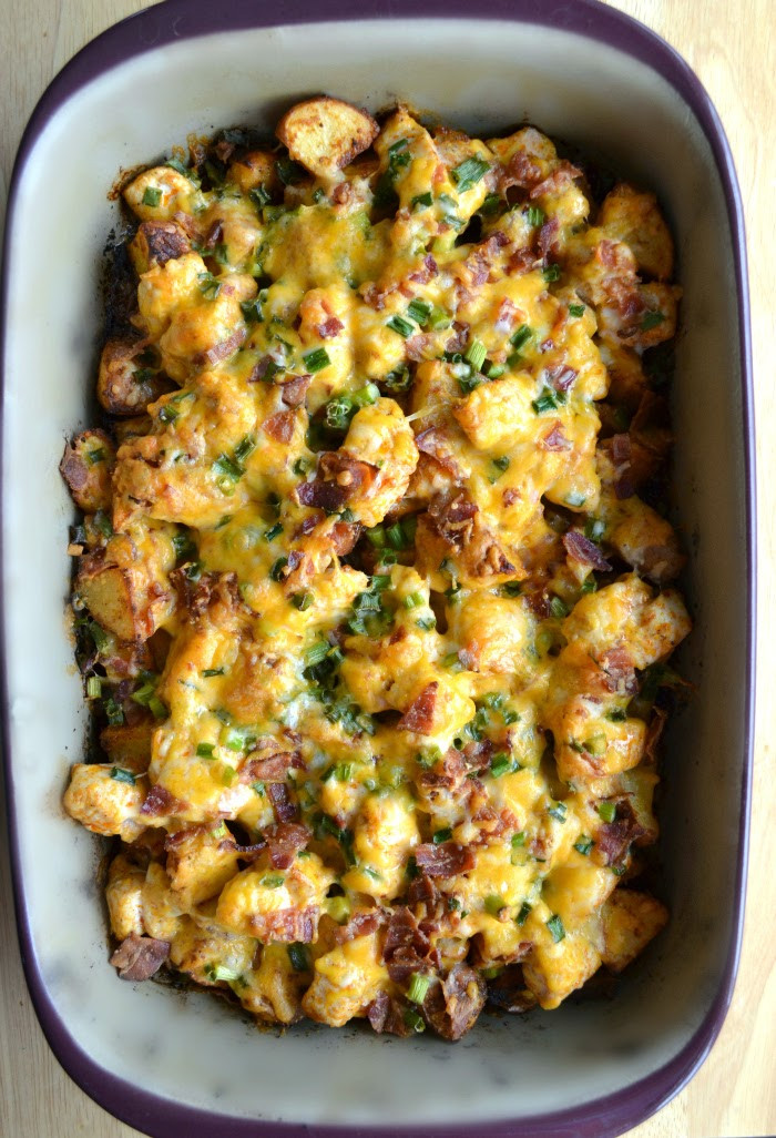 Buffalo Chicken Casserole
 Loaded Baked Potato and Buffalo Chicken Casserole Recipe