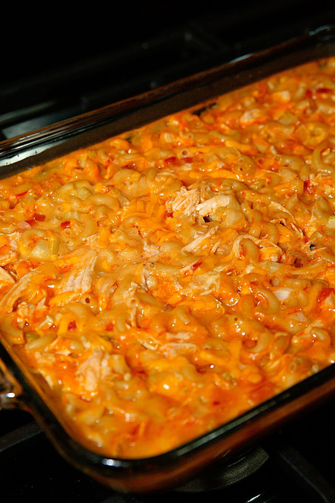 Buffalo Chicken Casserole
 Kicked Up Tater Tot Casserole