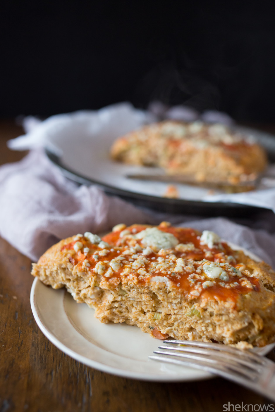 Buffalo Chicken Meatloaf
 Buffalo chicken meatloaf — the less messy way to your