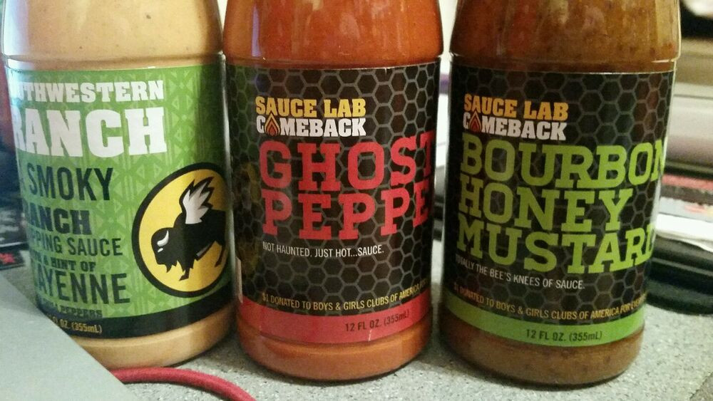 Buffalo Wild Wings Sauces
 BUFFALO WILD WINGS SAUCE SEALED BOTTLE 12 OZ discontinued