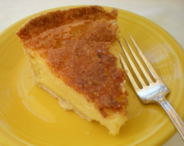 Buttermilk Chess Pie
 A Cook and Her Books A Southern Favorite Buttermilk