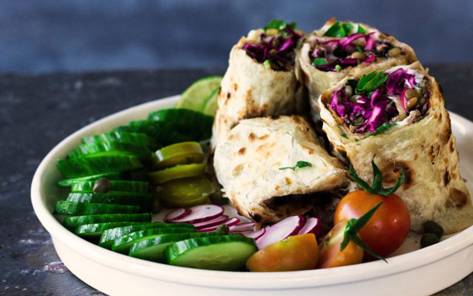 Cabbage Recipes Vegan
 Kale Red Cabbage and Lentil Salad Wrap [Vegan Gluten