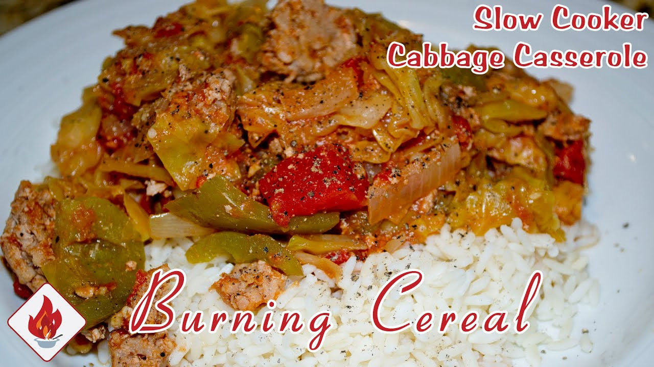 Cabbage Slow Cooker
 crockpot cabbage casserole