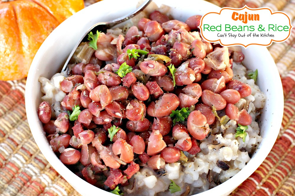 Cajun Rice And Beans
 Cajun Red Beans and Rice Can t Stay Out of the Kitchen