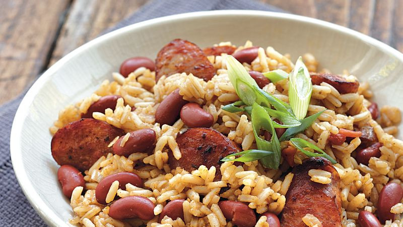 Cajun Rice And Beans
 Cajun Red Beans and Rice Recipe BettyCrocker