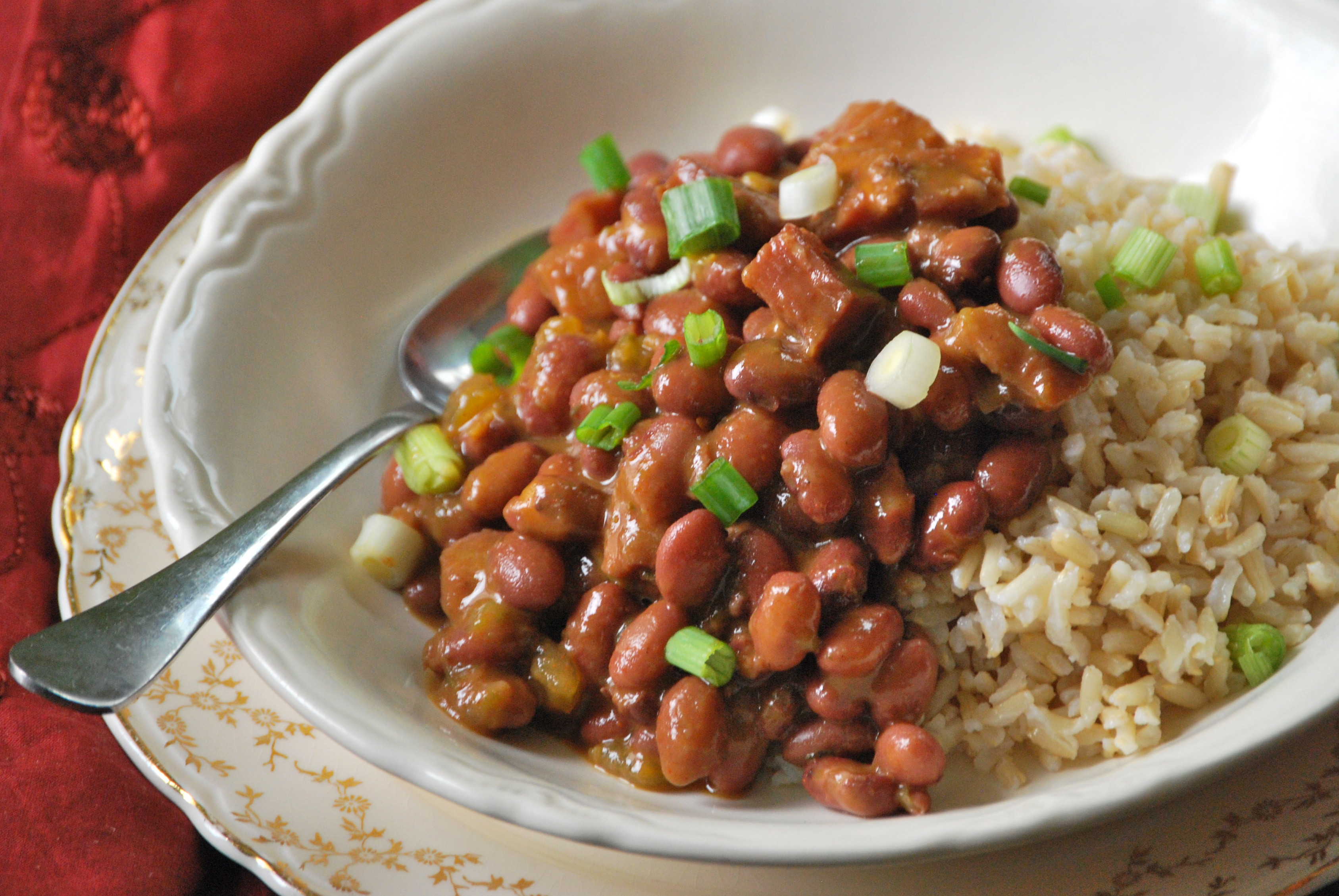 Cajun Rice And Beans
 Cajun Red Beans and Brown Rice