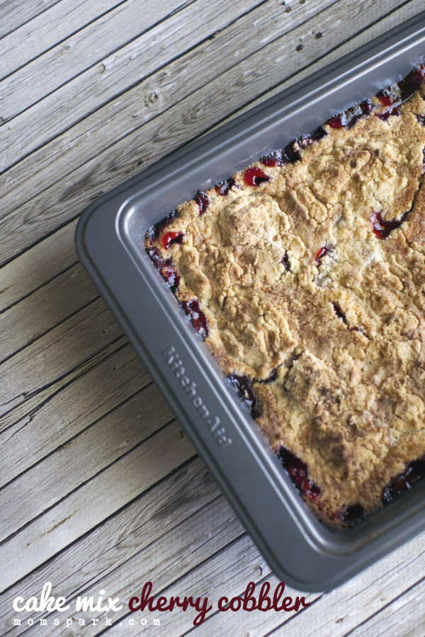 Cake Mix Cobbler
 cherry crisp with cake mix