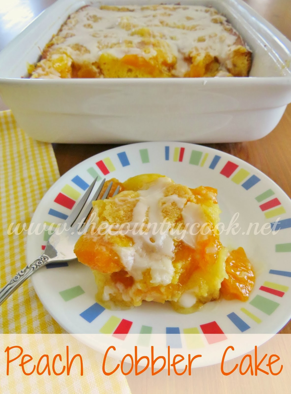 Cake Mix Cobbler
 Peach Cobbler Cake The Country Cook