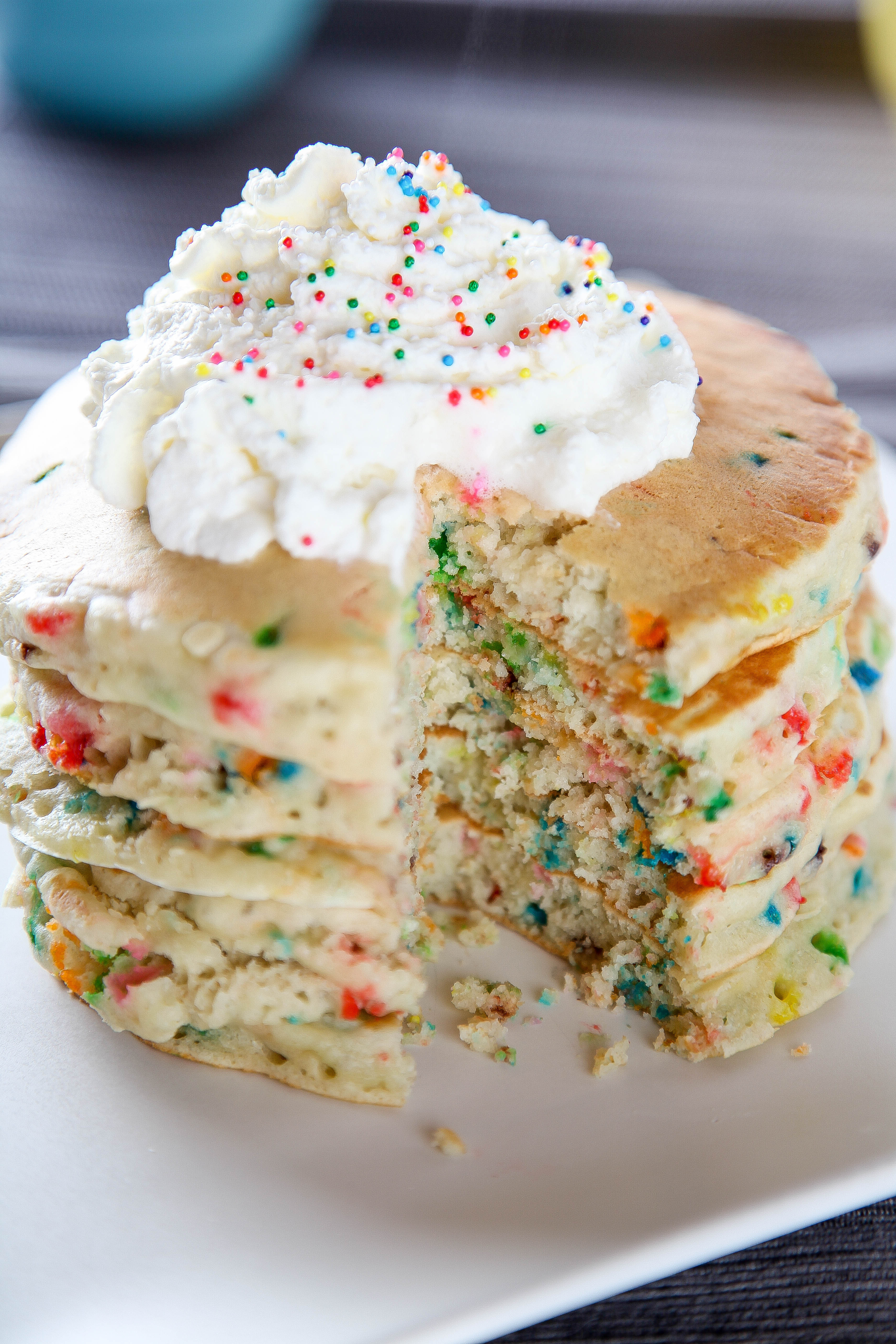 Cake Mix Pancakes
 Cake Batter Funfetti Pancakes Baking Beauty