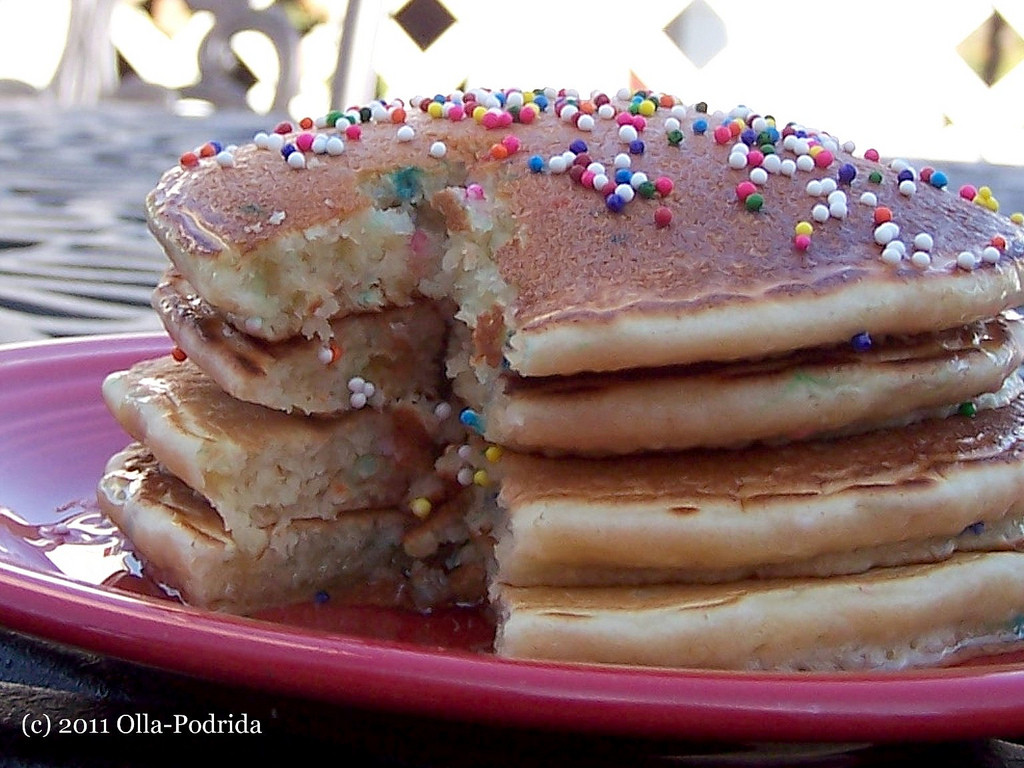 Cake Mix Pancakes
 Olla Podrida Cake Mix Pancakes A Birthday Breakfast