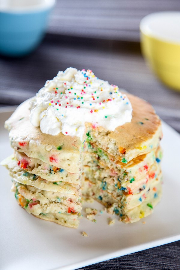 Cake Mix Pancakes
 Cake Batter Funfetti Pancakes Baking Beauty