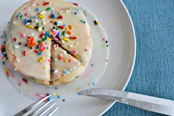 Cake Mix Pancakes
 Cake Batter Pancakes