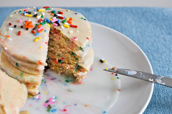 Cake Mix Pancakes
 Cake Batter Pancakes