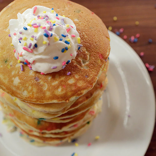 Cake Mix Pancakes
 Funfetti Pancake Recipe