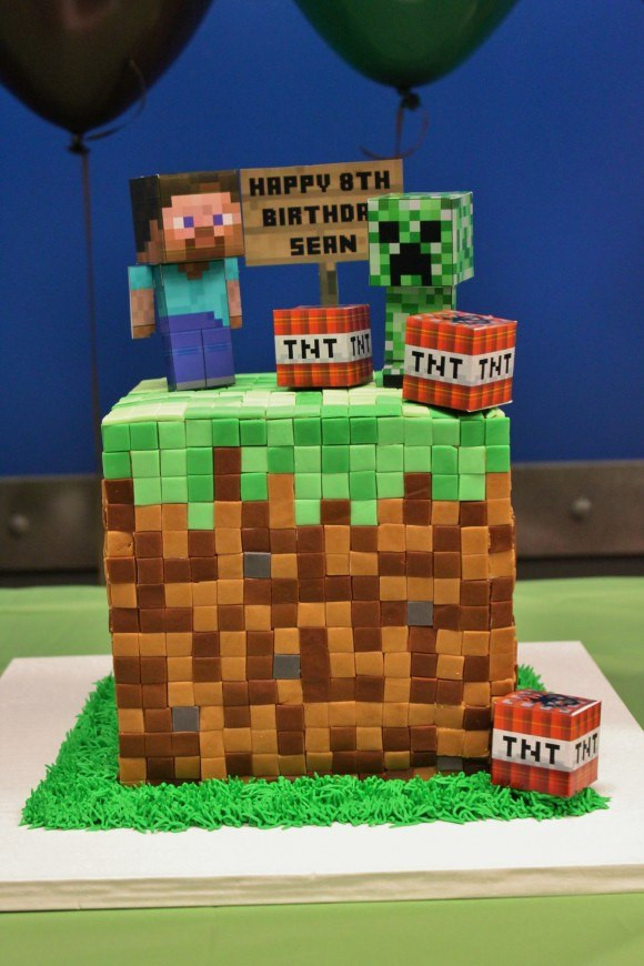 Cake Recipe Minecraft
 Minecraft Birthday Cakes Recipes