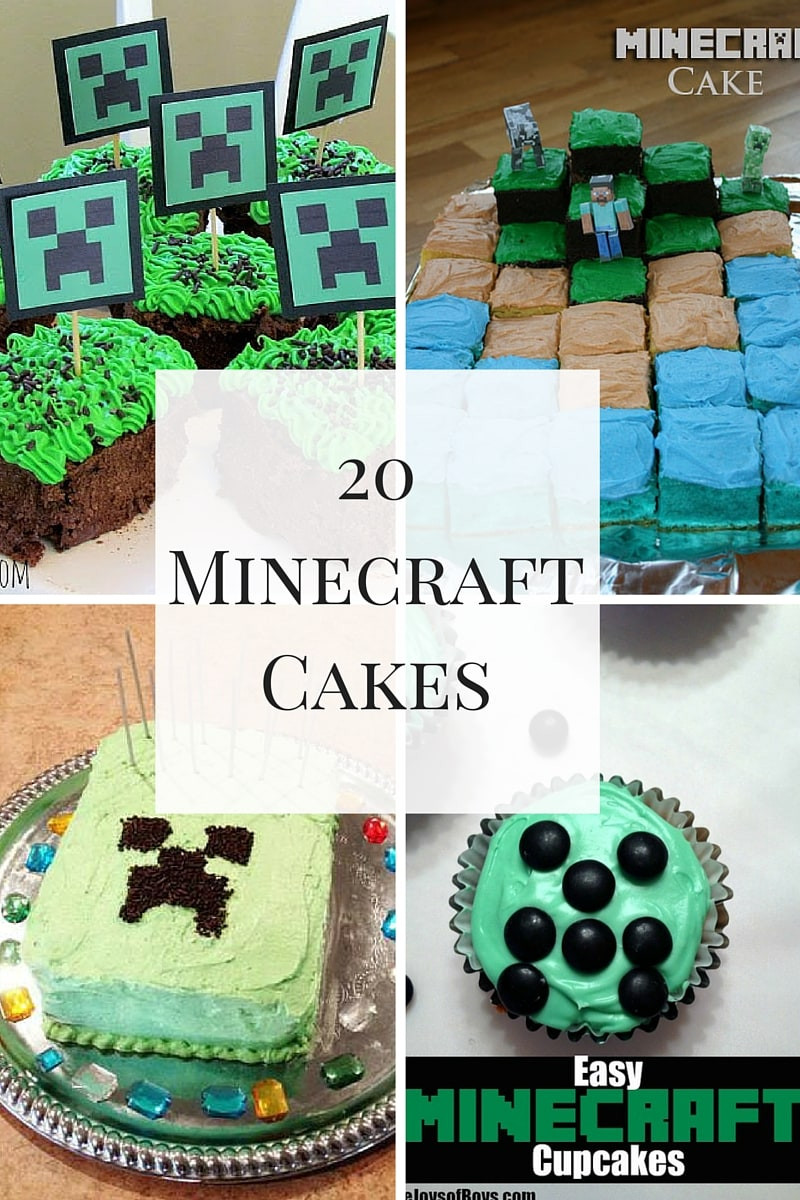 Cake Recipe Minecraft
 Awesome Minecraft Cakes For A Spectacular Birthday Party