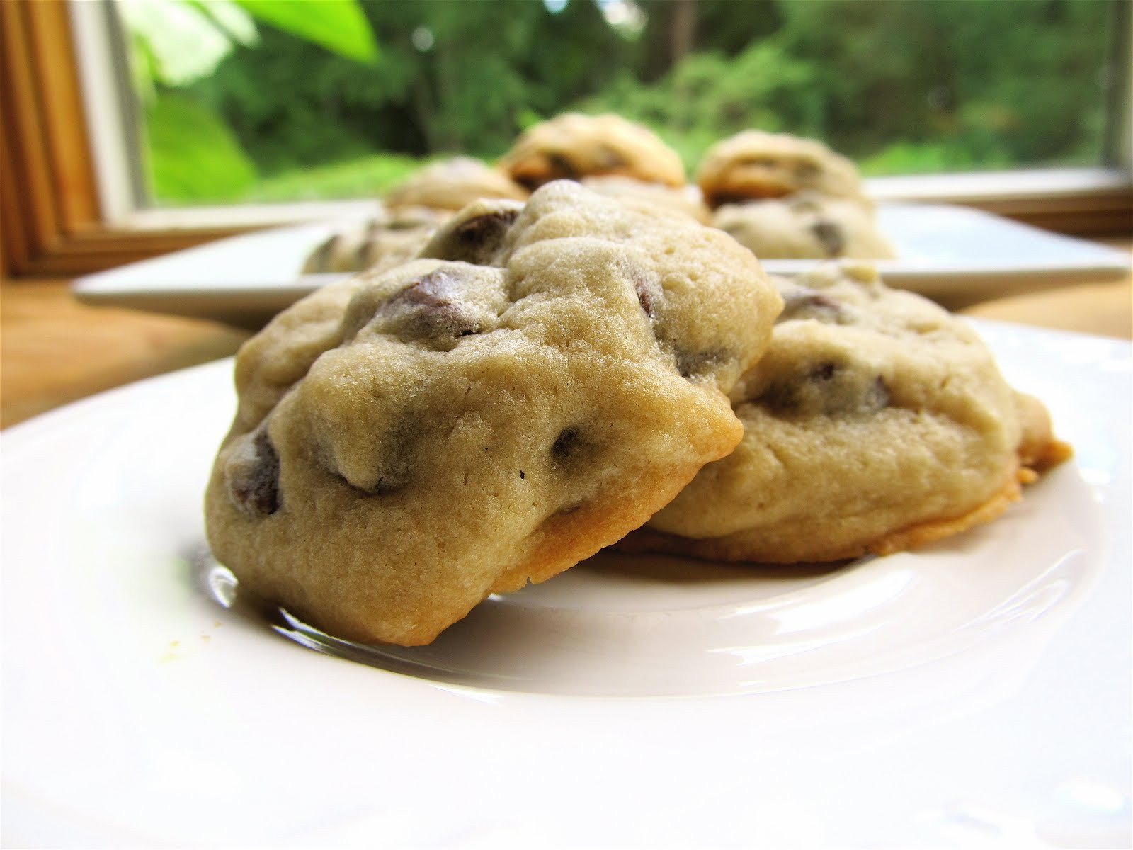 Cakey Chocolate Chip Cookies
 Mary Quite Contrary Bakes Soft and Cakey Chocolate Chip