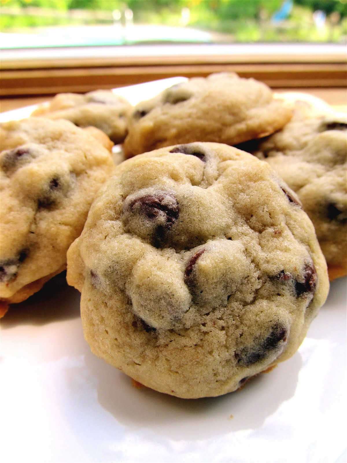 Cakey Chocolate Chip Cookies
 Mary Quite Contrary Bakes Soft and Cakey Chocolate Chip