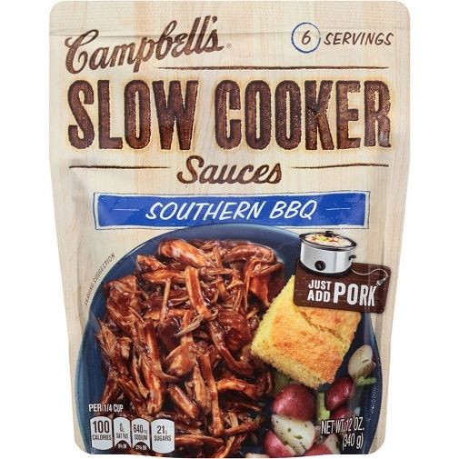 Campbell'S Slow Cooker Sauces
 Campbell s Slow Cooker Sauces Southern BBQ