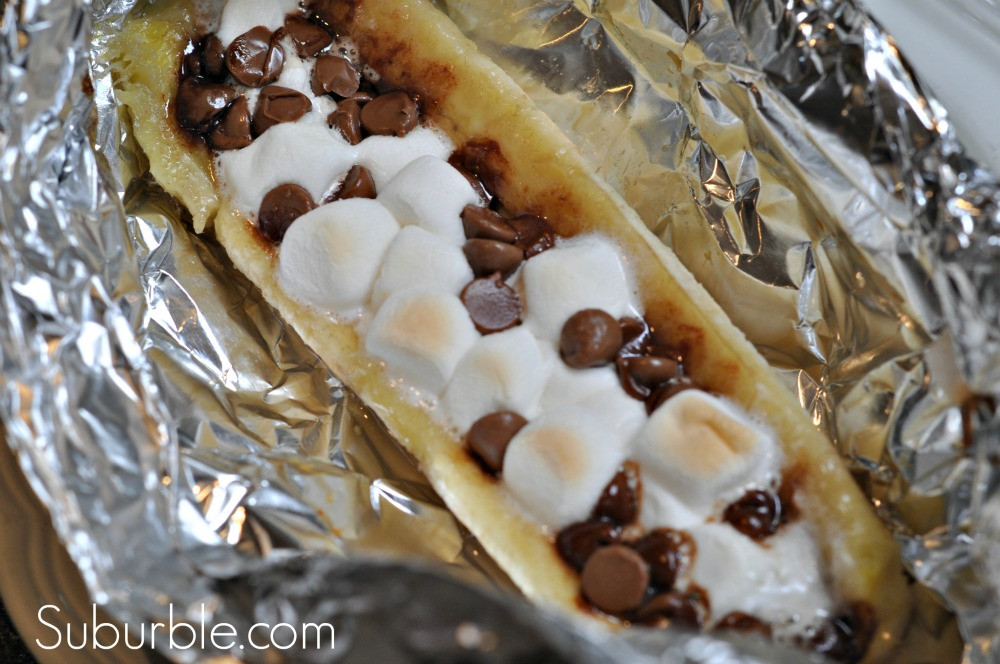 Campfire Dessert Recipes
 Dessert on the Campfire Banana Boats