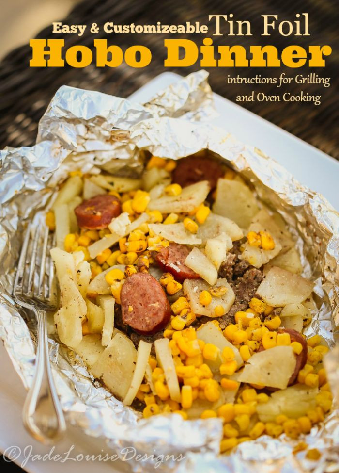 Camping Dinner Recipes
 Easy Hobo Dinner Tin Foil Dinner Recipe