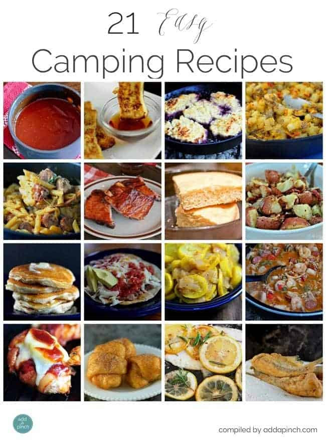 Camping Dinner Recipes
 21 Easy Camping Recipes Add a Pinch