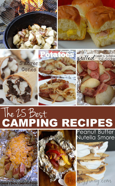 Camping Dinner Recipes
 25 Best Camping Recipes Thrifty Jinxy