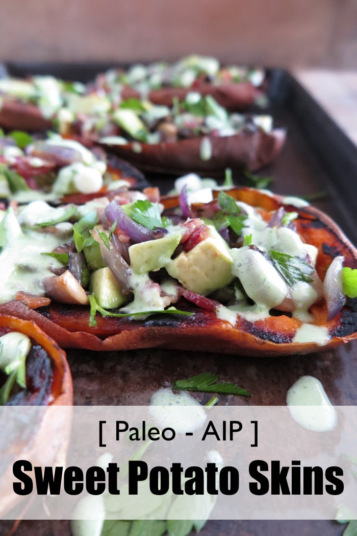 Can You Eat Potato Skin
 Stuffed Sweet Potato Skins AIP Paleo