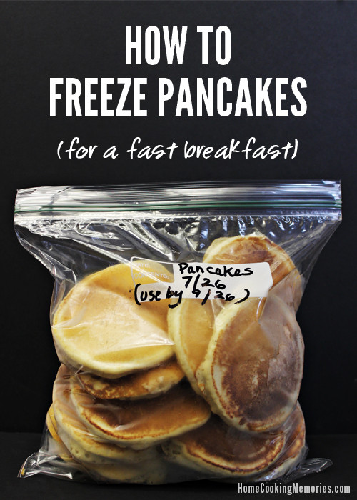 Can You Freeze Pancakes
 How to Freeze Pancakes for a fast breakfast