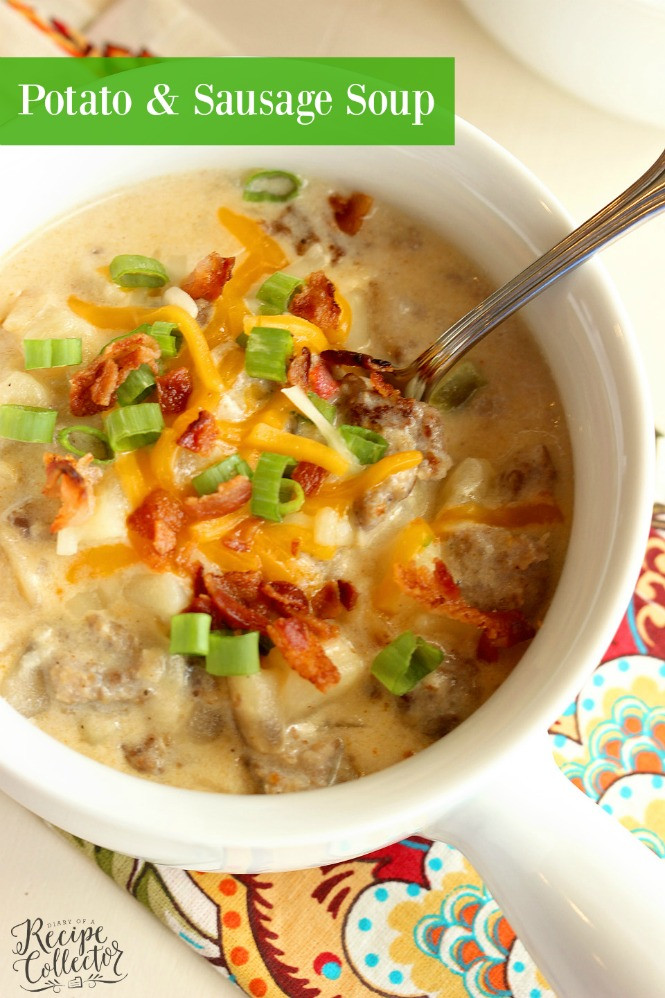 Can You Freeze Potato Soup
 Potato & Sausage Soup Diary of A Recipe Collector